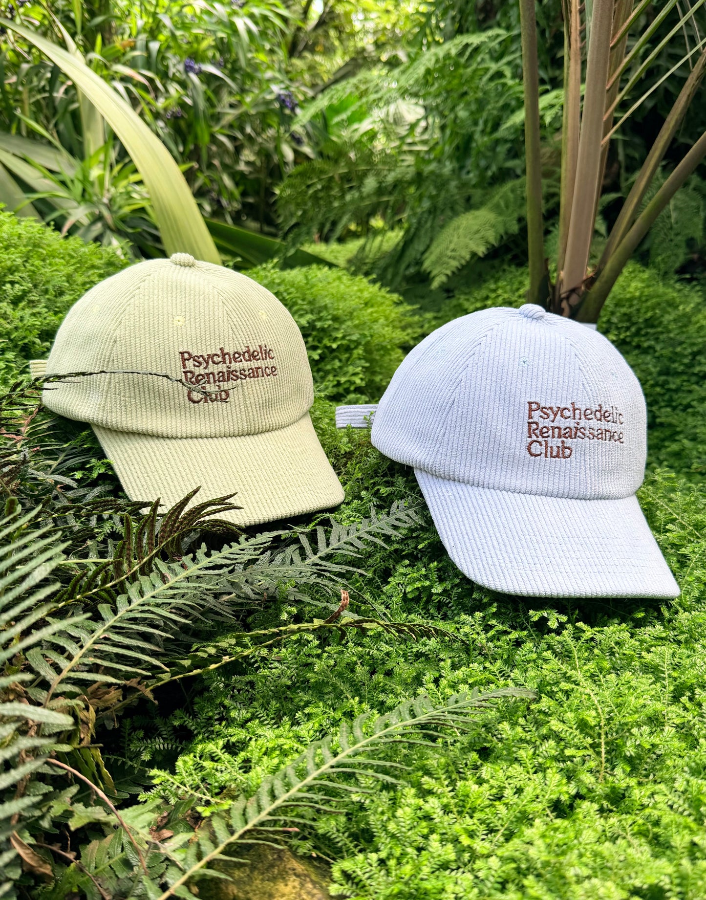Psychedelic Cord Cap Baby-Blue