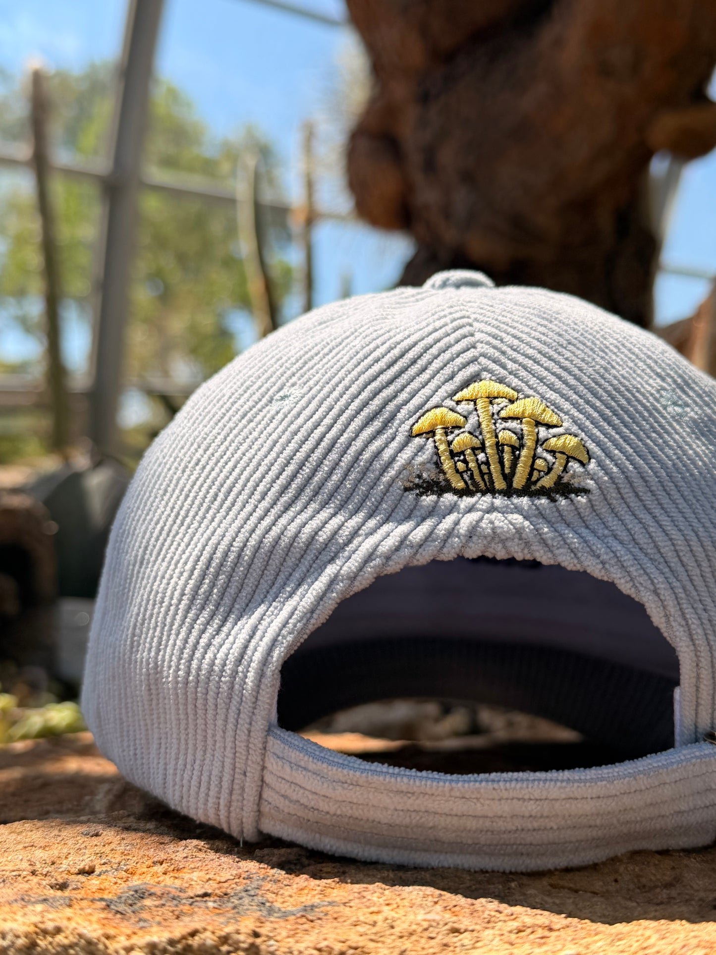 Psychedelic Cord Cap Baby-Blue