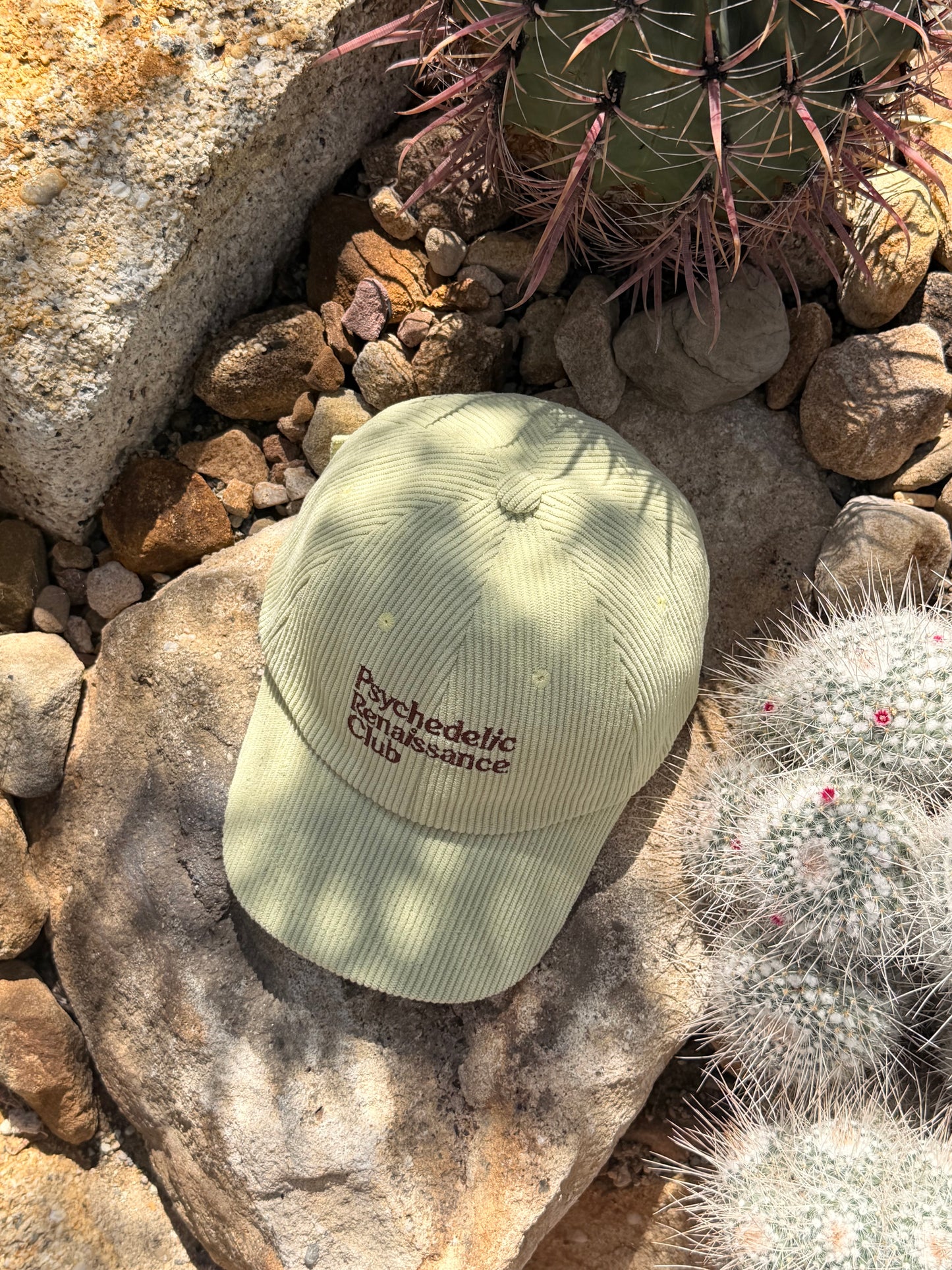 Psychedelic Cord Cap Mint-Green