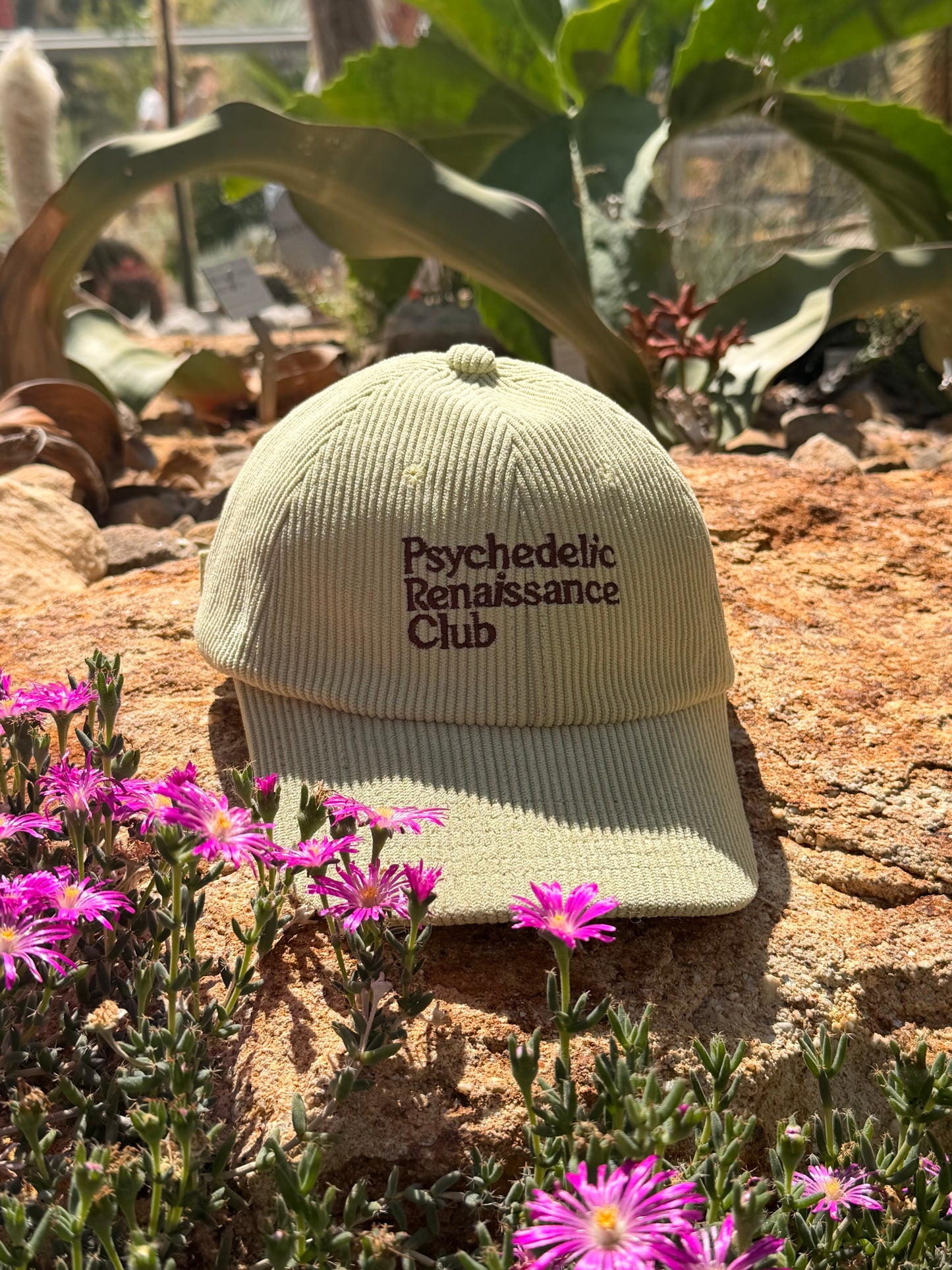 Psychedelic Cord Cap Mint-Green