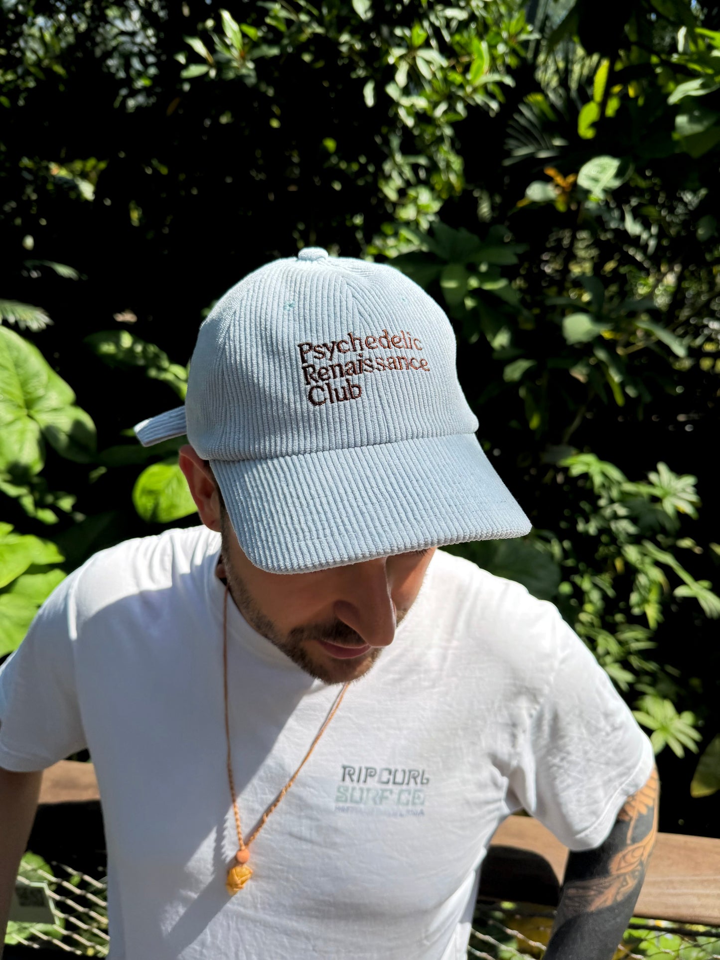Psychedelic Cord Cap Baby-Blue