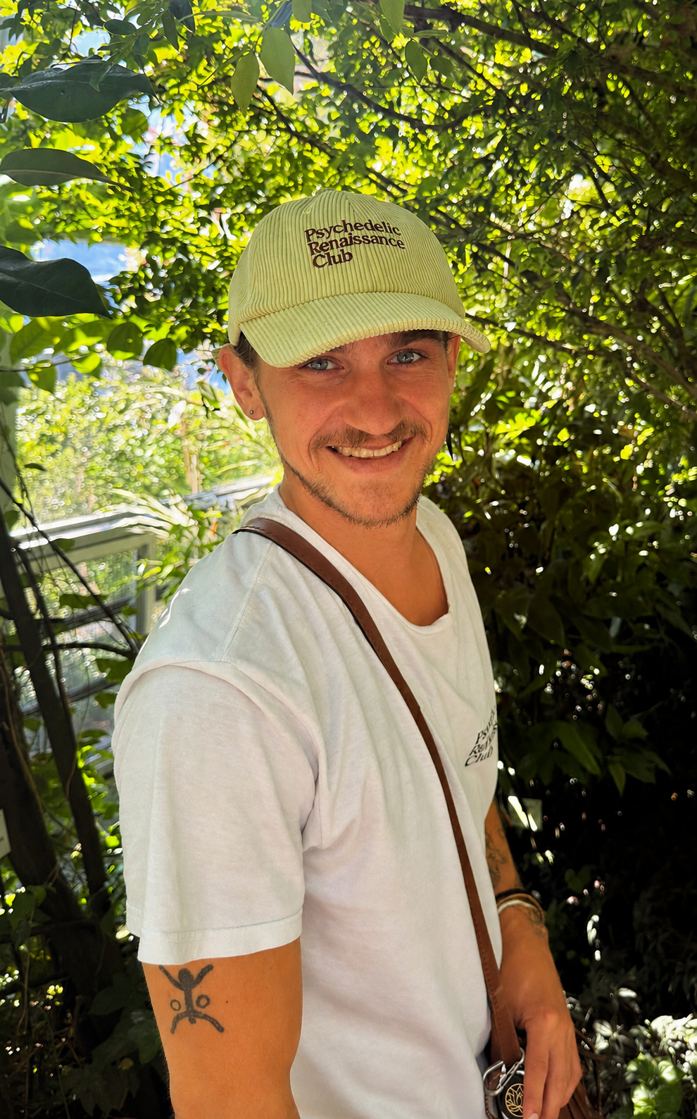 Psychedelic Cord Cap Mint-Green